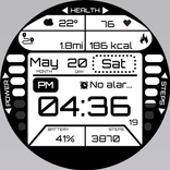 GRBL2 Digital Watch Face