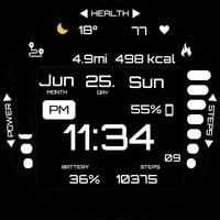 GRBL BLK Watch Face скриншот 1