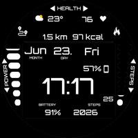 GRBL BLK Watch Face скриншот 2