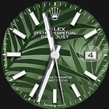 Rolex Datejust Palm Watch Face