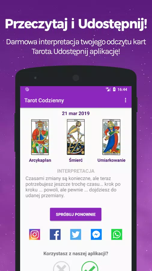 musikalsk Rendezvous fangst Darmowy Tarot APK do pobrania na Androida