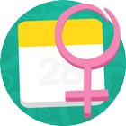 Calendario Menstrual icono