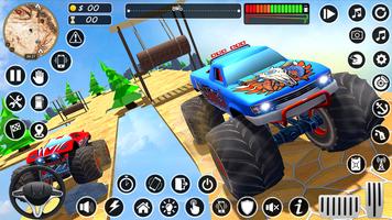 Monster-Truck-Spiele 4x4-Race Plakat