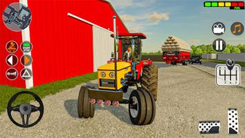 Cargo Tractor Farming Game 3D Affiche