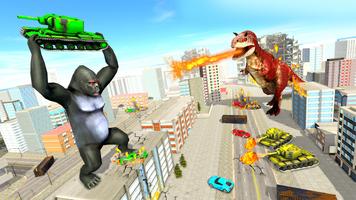 Angry Gorilla Attack City Sim screenshot 3