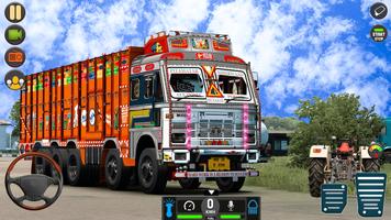 Indian Cargo Truck Game 3D Affiche