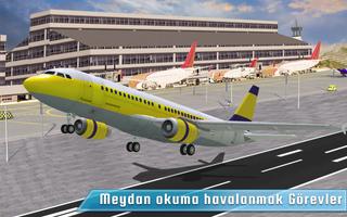 Uçak Uçan Simülatör Ekran Görüntüsü 3