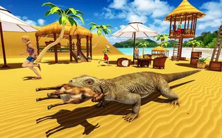 Angry Komodo dragon simulator  تصوير الشاشة 2