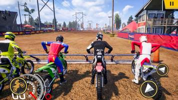 Motocross Spiele Offline Plakat