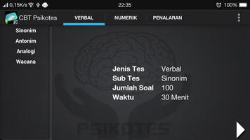 CBT Psikotes screenshot 1