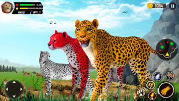 Wild Cheetah Simulator Games 海报
