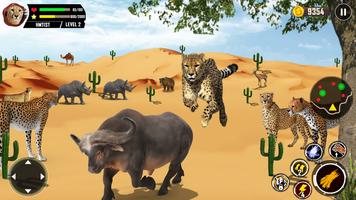 Wild Cheetah Simulator Games 截图 3