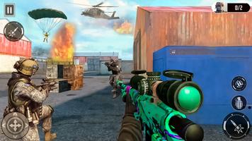 Real Commando Shooting: jeux hors ligne gratuits capture d'écran 3