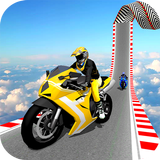 Crazy Bike Stunt Race Game 3D icône