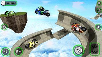 Crazy Bike Stunt Race Game 3D capture d'écran 3