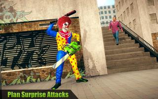 Killer Clown Attack Simulator captura de pantalla 1