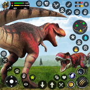 Simulador de dinossauro final assustador Jogo de tiro em 3D