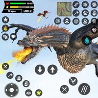 Flying Dragon Simulator Games โปสเตอร์