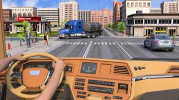 Real Euro Truck Simulator 3D Affiche
