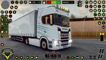 Euro Truck Driving Sim 3D Plakat