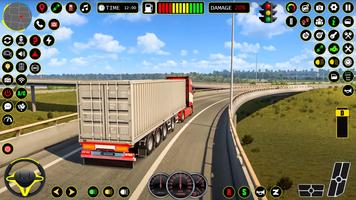 Euro Truck Driving Sim 3D تصوير الشاشة 1