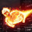 Flying Fire Super Hero Game 3D