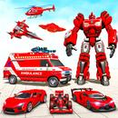 Ambulance truck Robot Car Game APK