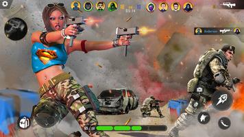 Waffen Spiele 3D Offline-Schie Plakat