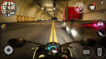 Highway Bike Riding & Racing اسکرین شاٹ 1