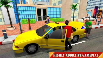 taxi driver games: taxi sim 3d capture d'écran 1