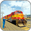 Indian Train Racing Simulator Pro: Train game 2019 aplikacja