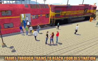 Indian Train Racing Simulator Pro captura de pantalla 3
