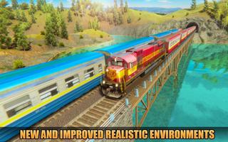 Indian Train Racing Simulator Pro Affiche