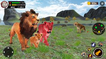 Famille Lion Simulateur 3d Jeu capture d'écran 2