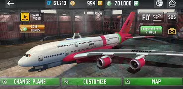 飞机模拟器 飞行员 游戏航班模拟器飞机游戏