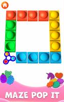 Pop it Fidget Maze 3D Game poster