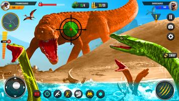 Wild Dino Hunting Jungle Games Ekran Görüntüsü 1