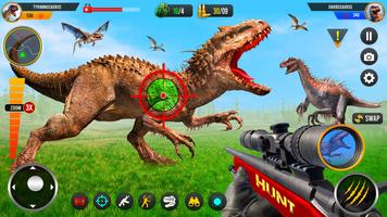 Wild Dino Hunting Jungle Games capture d'écran 2