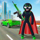 Stickman Ninja Superhero: Grand Crime Simulator APK