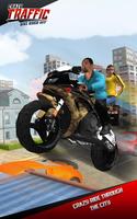 3D Hero Superhero Rider - Moto Traffic Shooter screenshot 1