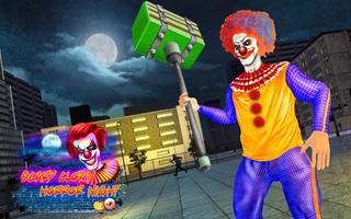 Scary Clown Attack Simulator Poster
