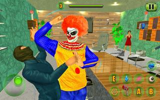 Scary Clown Attack Simulator ảnh chụp màn hình 2