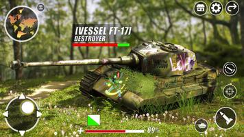 guerre mondiale tank Jeux Affiche