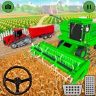 Indian Farming Tractor Game 3D icon