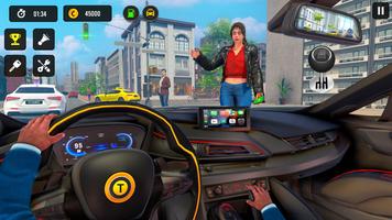 Taxi Drive: simulateur de taxi Affiche
