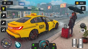 Jogo de taxista táxi simulador imagem de tela 1