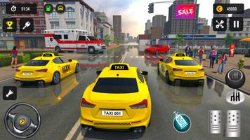Jogo de taxista táxi simulador imagem de tela 3