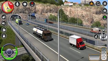 Euro Truck Driving 3D Games capture d'écran 2