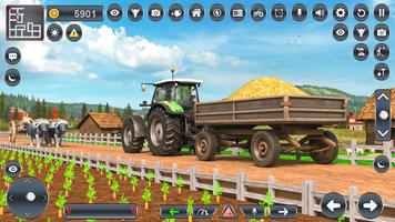 US Tractor Game Farming Sim 3D ảnh chụp màn hình 1