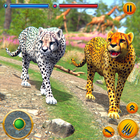 Wild Cheetah Family Simulator icono